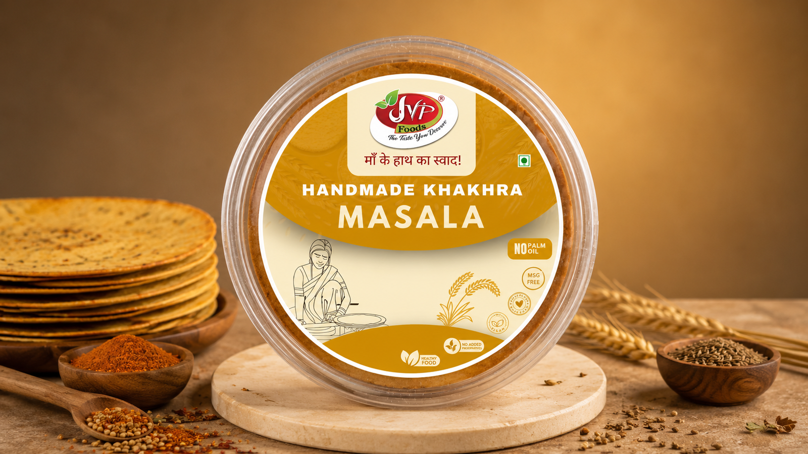 Masala Khakhra stored fresh